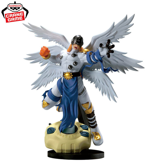 DIGIMON ADVENTURE - FIGURINE ANGEMON DIGIVICE STAND !