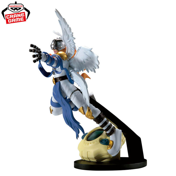 DIGIMON ADVENTURE - FIGURINE ANGEMON DIGIVICE STAND !