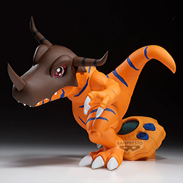 DIGIMON ADVENTURE - FIGURINE GREYMON DIGIVICE STAND !