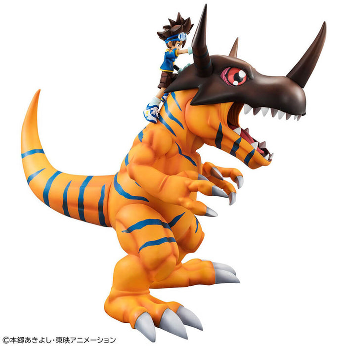 DIGIMON ADVENTURE - FIGURA GREYMON & TAI KAMIYA GEM SERIES