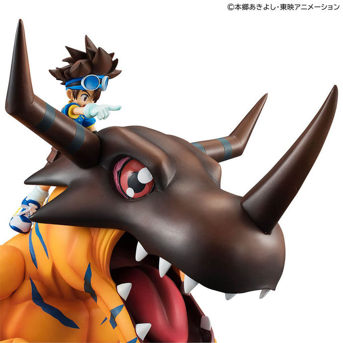 DIGIMON ADVENTURE - FIGURA GREYMON & TAI KAMIYA GEM SERIES