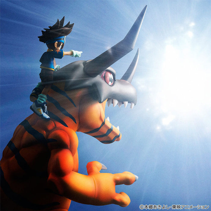DIGIMON ADVENTURE - FIGURA GREYMON & TAI KAMIYA GEM SERIES