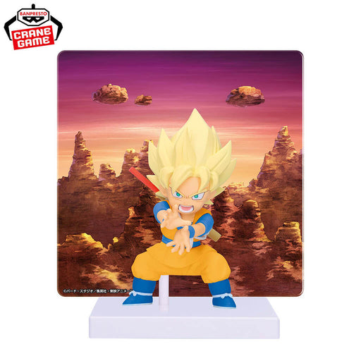 DRAGON BALL DAIMA - FIGURINE SON GOKU SSJ (MINI) FIGURE WITH PANEL JAPANDCO 2