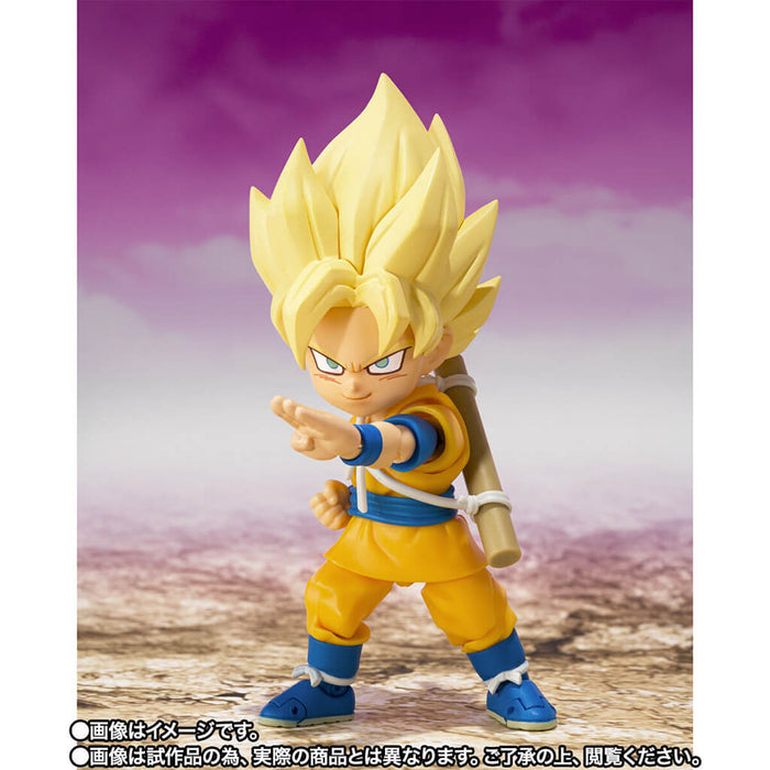 DRAGON BALL DAIMA - FIGURINE SON GOKU SSJ (MINI) SH FIGUARTS JAPANDCO 10