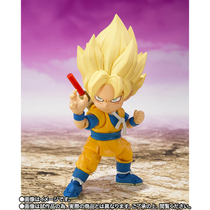 DRAGON BALL DAIMA - FIGURINE SON GOKU SSJ (MINI) SH FIGUARTS JAPANDCO 4