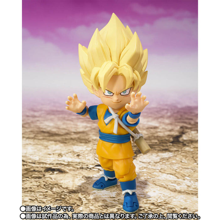 DRAGON BALL DAIMA - FIGURINE SON GOKU SSJ (MINI) SH FIGUARTS JAPANDCO 5