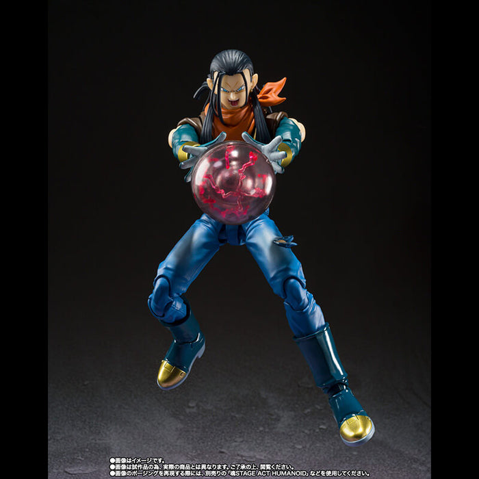 DRAGON BALL GT &#8211; FIGURINE SUPER ANDROID 17 (C-17) SH FIGUARTS JAPANDCO 5