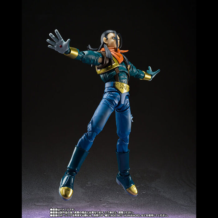 DRAGON BALL GT &#8211; FIGURINE SUPER ANDROID 17 (C-17) SH FIGUARTS JAPANDCO 6