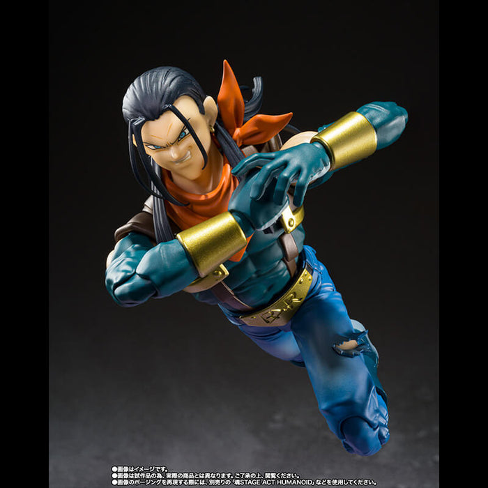 DRAGON BALL GT &#8211; FIGURINE SUPER ANDROID 17 (C-17) SH FIGUARTS JAPANDCO 7