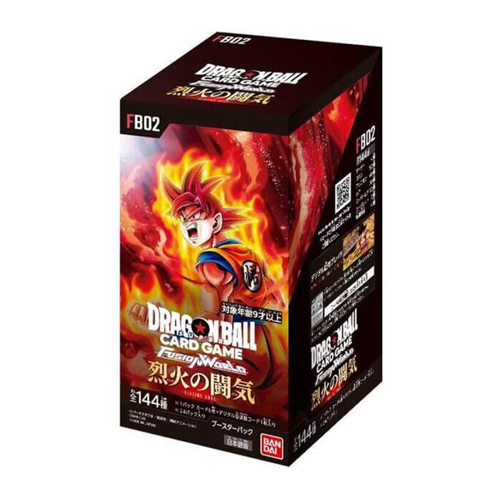 DRAGON BALL SUPER CARD GAME FUSION WORLD &#8211; BOOSTER BOX BLAZING AURA FB02 JAPANDCO 1