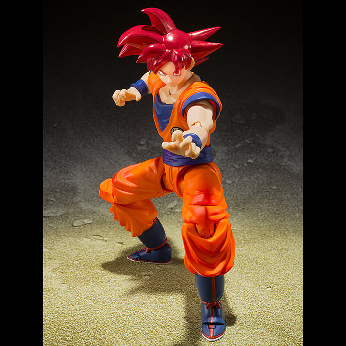 DRAGON BALL SUPER &#8211; FIGURINE SON GOKU SSJ GOD SH FIGUARTS JAPANDCO 4c