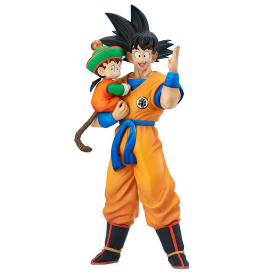 DRAGON BALL Z &#8211; FIGURINE SON GOKU &#038; SON GOHAN SPECIAL COLOR VER. GIGANTIC SERIES JAPANDCO 9c