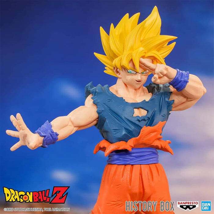 DRAGON BALL Z - FIGURINE SON GOKU SSJ HISTORY BOX VOL.9 JAPANDCO 2c