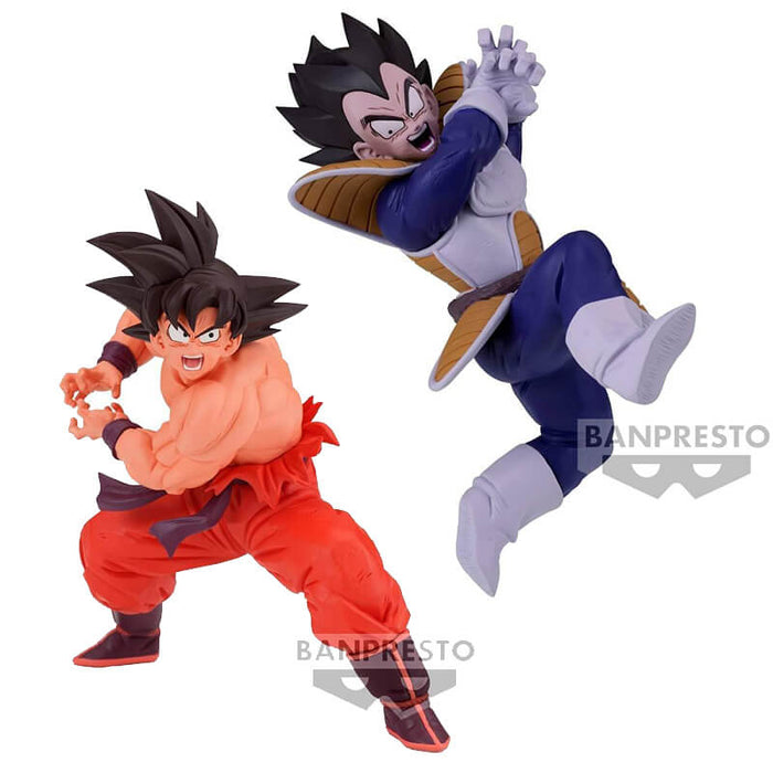 DRAGON BALL Z - FIGURINES SON GOKU KAIOKEN & VEGETA MATCH MAKERS JAPANDCO 1c