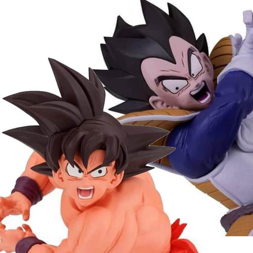 DRAGON BALL Z - FIGURINES SON GOKU KAIOKEN & VEGETA MATCH MAKERS JAPANDCO 2c