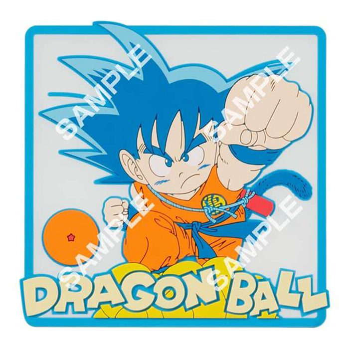 DRAGON BALL - FLAT GASHAPON DRAGON BALL CLEAR RUBBER COASTER 2