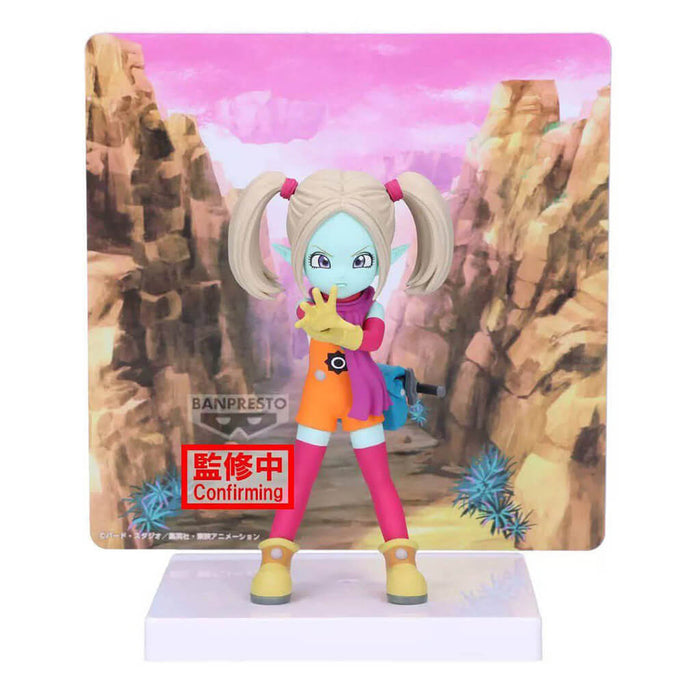 DRAGON BALL DAIMA - FIGURINE PANZY FIGURE WITH PANEL