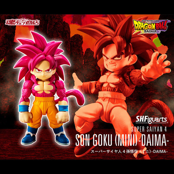 DRAGON BALL DAIMA - FIGURINE SON GOKU SSJ4 (MINI) SH FIGUARTS