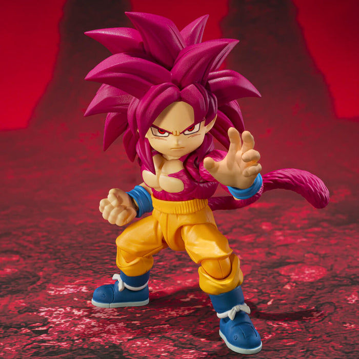 DRAGON BALL DAIMA - FIGURINE SON GOKU SSJ4 (MINI) SH FIGUARTS