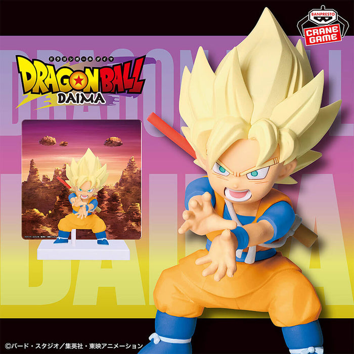 DRAGON BALL DAIMA - FIGURINE SON GOKU SSJ (MINI) FIGURE WITH PANEL