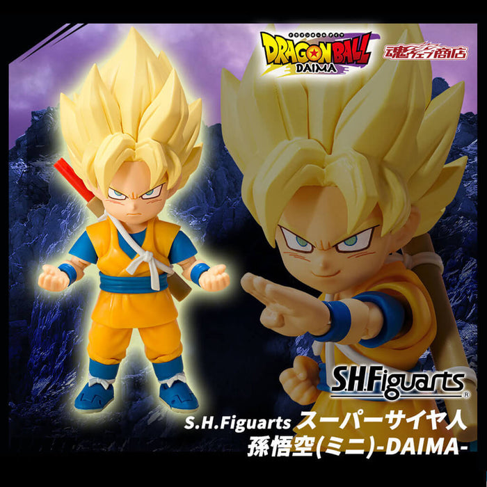 DRAGON BALL DAIMA - FIGURINE SON GOKU SSJ (MINI) SH FIGUARTS