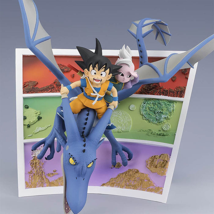 DRAGON BALL DAIMA - SON GOKU SSJ FIGURE (MINI) FIGURE WITH PANEL