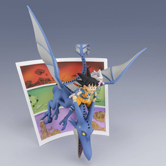 DRAGON BALL DAIMA - SON GOKU SSJ FIGURE (MINI) FIGURE WITH PANEL