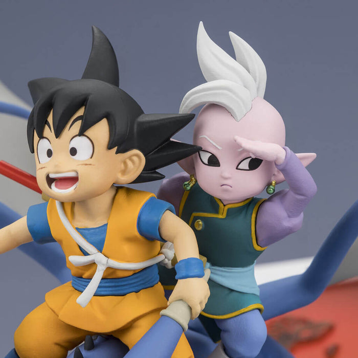 DRAGON BALL DAIMA - FIGURA SON GOKU (MINI) &amp; SUPREME KAI (MINI) ¡BIENVENIDOS A LA GRAN AVENTURA! FIGURAS CERO