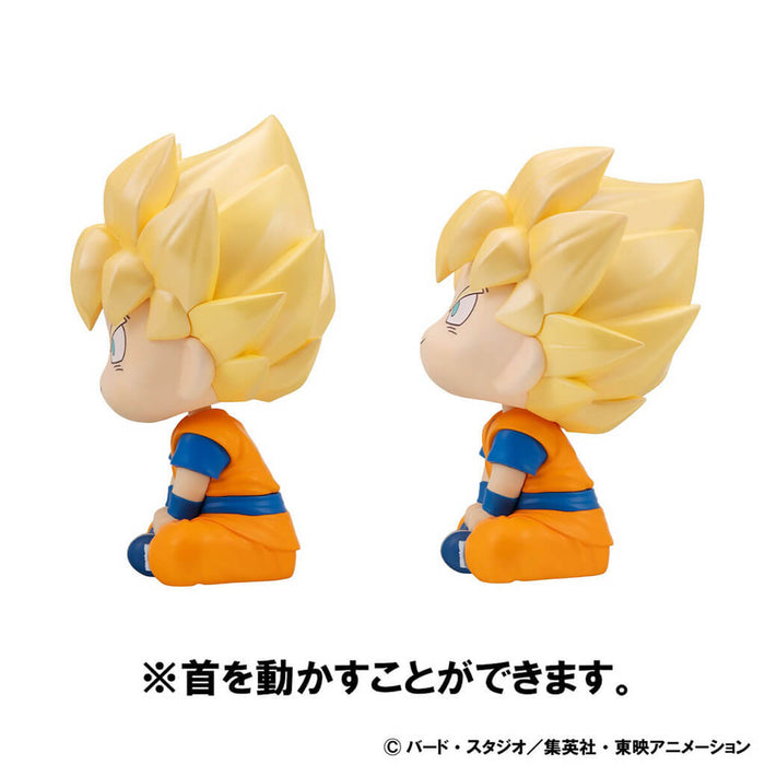 DRAGON BALL DAIMA - FIGURINES SON GOKU (MINI) & VEGETA (MINI) SUPER SAIYAN LIMITED EDITION LOOK UP