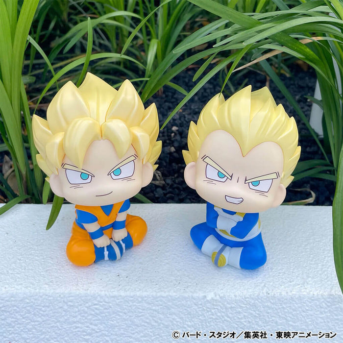 DRAGON BALL DAIMA - FIGURINES SON GOKU (MINI) & VEGETA (MINI) SUPER SAIYAN LIMITED EDITION LOOK UP