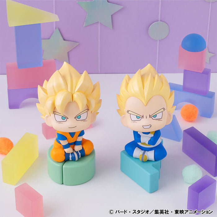 DRAGON BALL DAIMA - FIGURINES SON GOKU (MINI) & VEGETA (MINI) SUPER SAIYAN LIMITED EDITION LOOK UP