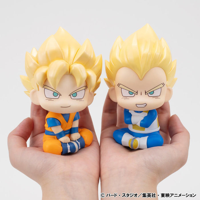 DRAGON BALL DAIMA - FIGURINES SON GOKU (MINI) & VEGETA (MINI) SUPER SAIYAN LIMITED EDITION LOOK UP