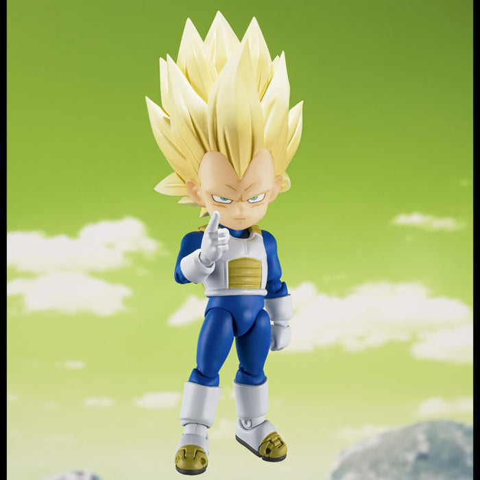 DRAGON BALL DAIMA - FIGURINE VEGETA SSJ3 (MINI) SH FIGUARTS