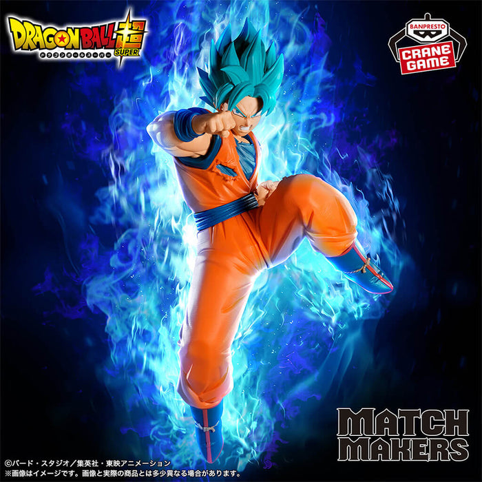 DRAGON BALL SUPER - FIGURA SON GOKU SSJ BLUE (VS BLACK GOKU SSJ ROSE) MATCH MAKERS