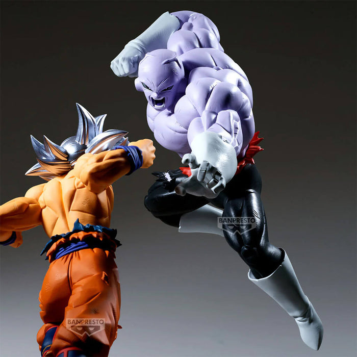 DRAGON BALL SUPER - FIGURAS SON GOKU ULTRA INSTINTO VS JIREN MATCH MAKERS