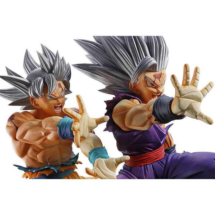 DRAGON BALL SUPER 10th ANNIVERSARY - FIGURINES SON GOKU ULTRA INSTINCT & SON GOHAN BEAST MASTERLISE OUTSIDE LIMITED EDITION