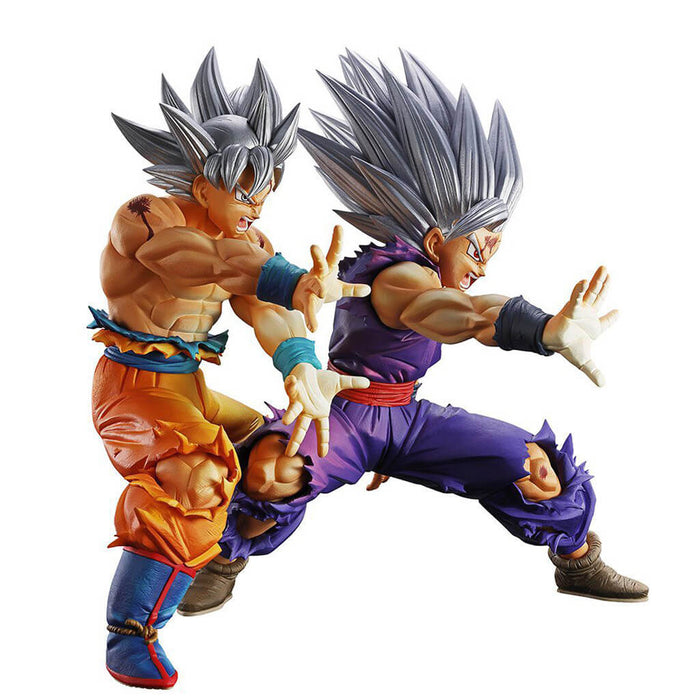 DRAGON BALL SUPER 10th ANNIVERSARY - FIGURINES SON GOKU ULTRA INSTINCT & SON GOHAN BEAST MASTERLISE OUTSIDE LIMITED EDITION