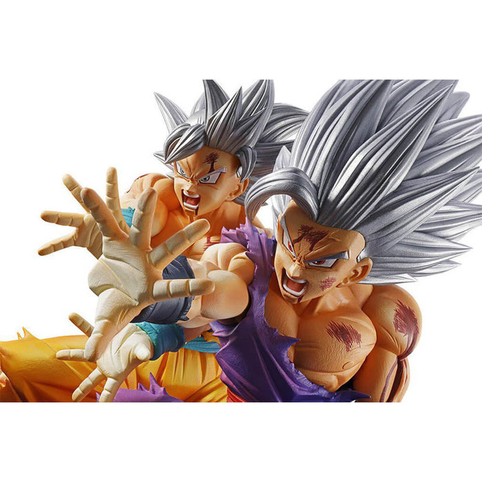 DRAGON BALL SUPER 10th ANNIVERSARY - FIGURINES SON GOKU ULTRA INSTINCT & SON GOHAN BEAST MASTERLISE OUTSIDE LIMITED EDITION