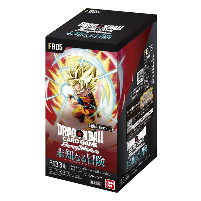 JUEGO DE CARTAS DRAGON BALL SUPER FUSION WORLD - PAQUETE DE SOBRES NUEVA AVENTURA (CAJA) FB05