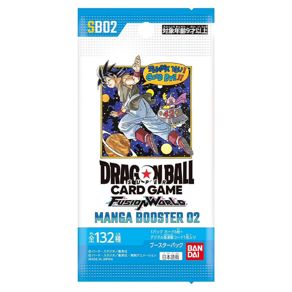 Cartas Manga Booster SB02 Booster – Dragon Ball | Japandco