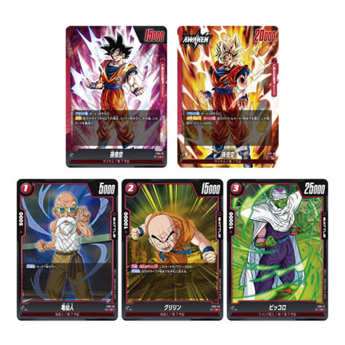 JUEGO DE CARTAS DRAGON BALL SUPER FUSION WORLD - BARAJA INICIAL SON GOKU FS01