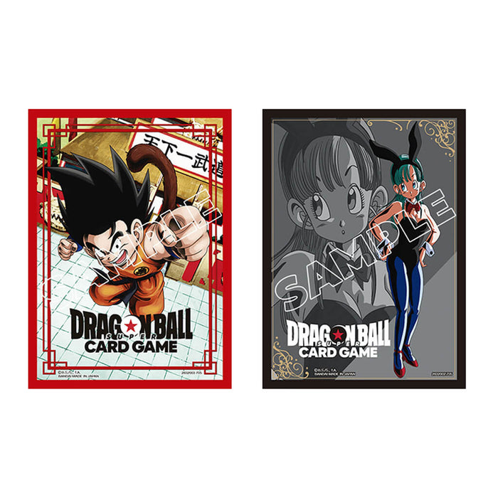 DRAGON BALL SUPER CARD GAME OFFICIAL CARD SLEEVE LIMITED EDITION 03-04 BCG Fest 25-26