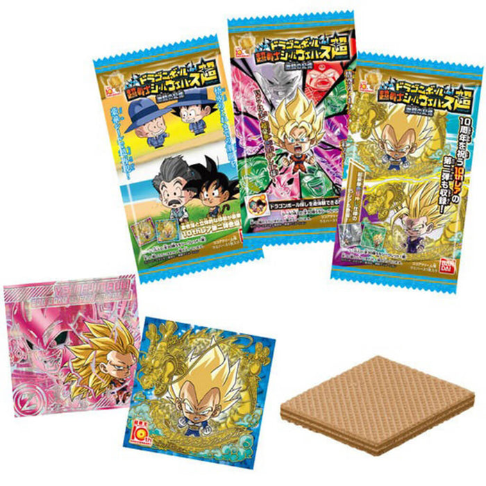 DRAGON BALL SUPER WARRIOR SEAL WAFERS SUPER - MEMORIES OF FIERCE BATTLES (20 PCS)