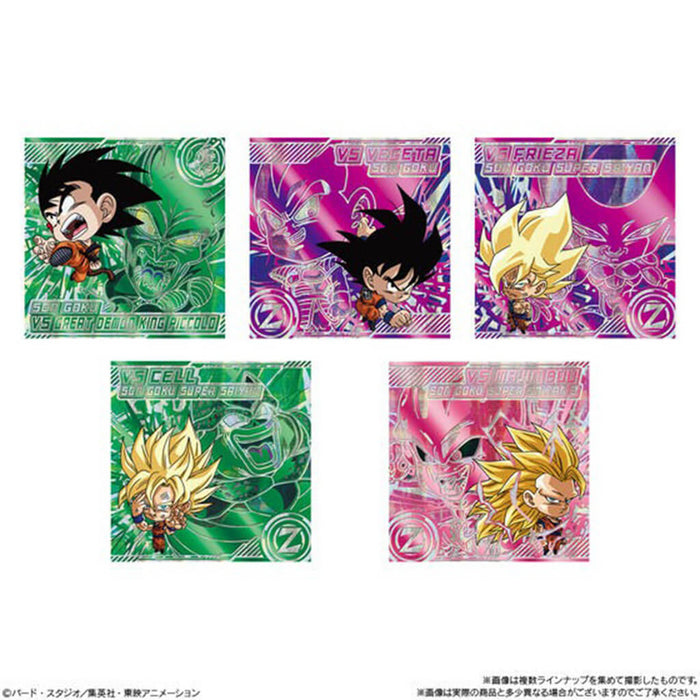 DRAGON BALL SUPER WARRIOR SEAL WAFERS SUPER - MEMORIES OF FIERCE BATTLES (20 PCS)