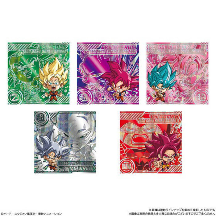 DRAGON BALL SUPER WARRIOR SEAL WAFERS SUPER - MEMORIES OF FIERCE BATTLES (20 PCS)