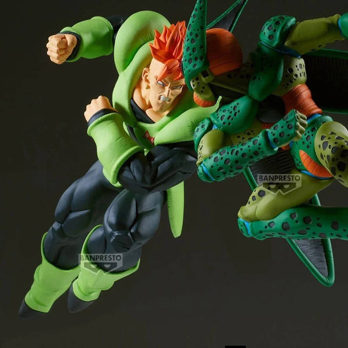 DRAGON BALL Z - FIGURINES ANDROID 16 (C-16) VS CELL MATCH MAKERS