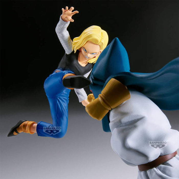 DRAGON BALL Z - FIGURAS MIGHTY MASK VS ANDROID 18 (C-18) MATCH MAKERS