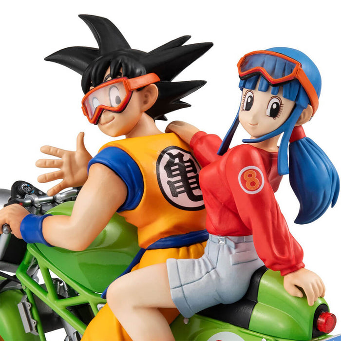 DRAGON BALL Z - FIGURA SON GOKU 05 & CHICHI DESKTOP REAL McCOY LIMITED EDITION