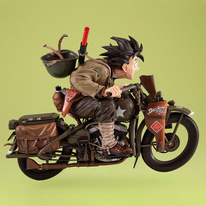 Figura de escritorio REAL McCOY EX de Son Goku y su moto de DRAGON BALL Z
