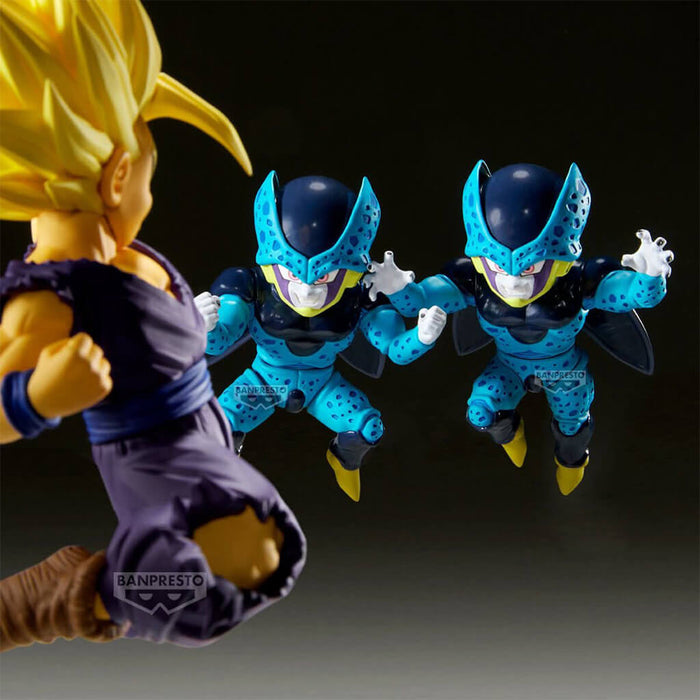 DRAGON BALL Z - FIGURINES SON GOHAN SSJ2 VS CELL JUNIOR (X2) MATCH MAKERS